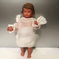 ❗AKTION 22.- Fr.!!❗alte w`schöne Puppe - SCHILDKRÖT, 50igerJ